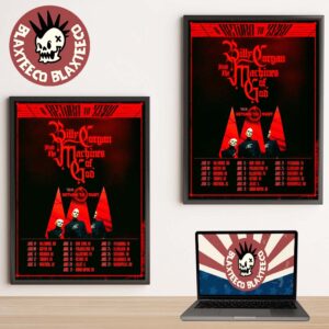 Billy Corgan Smashing Pumpkins Billy Corgan And The Machines Of God A Return To Zero 2025 Solo Project Tour Dates Home Decor Poster Canvas