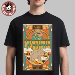49 Winchester Poster For Salt Lake City Utah At The Soundwell On April 22 2025 Unisex T-Shirt