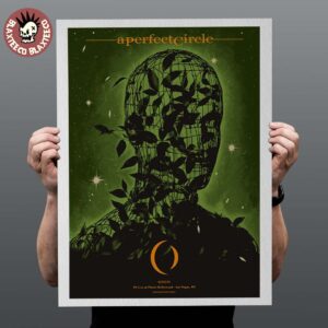 A Perfect Circle Sessanta 2.0 Gig Poster For Show In Las Vegas Nevada At PH Live At Planet Hollywood On April 25 2025 Home Decor Poster Canvas