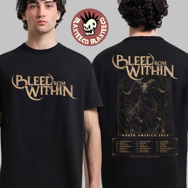 Bleed From Within The Poisoned Ascendancy Tour North America 2025 Tour Dates Two Sides Unisex T-Shirt