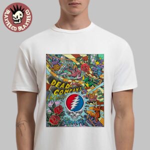 Dead And Company Sphere Las Vegas Gig Poster On April 25 2025 Comic Style Art Dancing Bear Essentials T-Shirt
