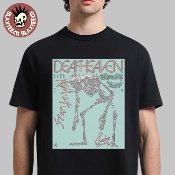 Deafheaven Poster For Show In Seattle Washington At The Showbox Hall On April 24 2025 Power With People Lonely Unisex T-Shirt