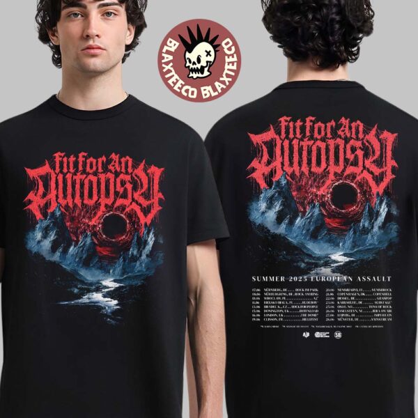 Fit For An Autopsy Summer 2025 European Assault Tour Dates Two Sides Unisex T-Shirt