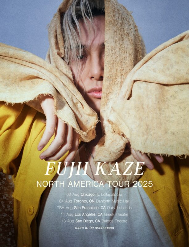 Fujjii Kaze North America Tour 2025 Tour Dates