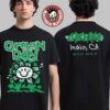 Green Day Coachella 2025 Exclusive Tee Indio California Ferris Wheel And Cactus Artwork Two Sided Unisex T-Shirt