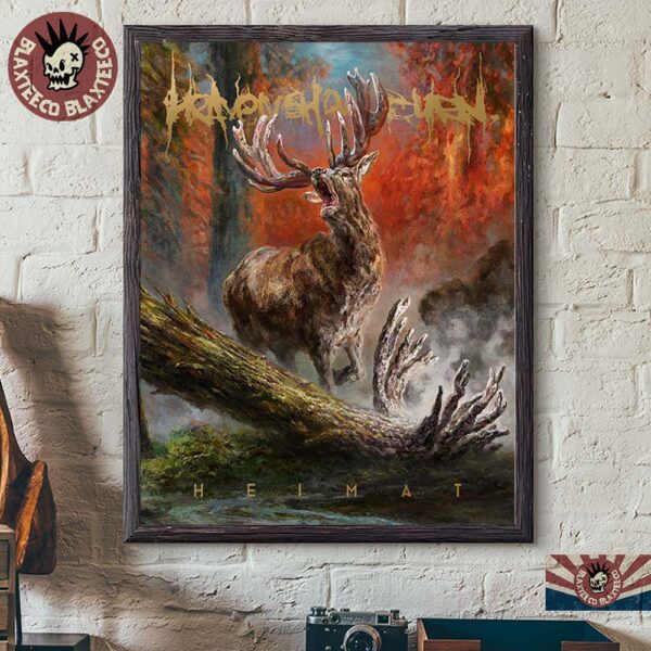 Heaven Shall Burn Heimat Album Cover The Deer Artwork Poster Canvas For Home Decorations