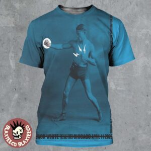 Jack White Chicago Night 2 Poster At The Salt Shed On April 11 2025 Boxer Artwork All Over Print Shirt