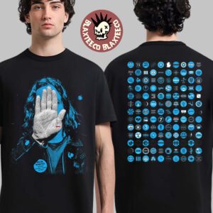 Jack White Detroit Michigan Masonic Temple Night 2 Poster In April 13 2025 Jack White Photo And 130 Buttons Double Sided Unisex T-Shirt