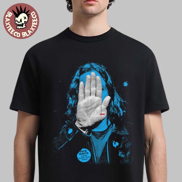Jack White Detroit Michigan Masonic Temple Night 2 Poster In April 13 2025 Jack White Photo Artwork Unisex T-Shirt