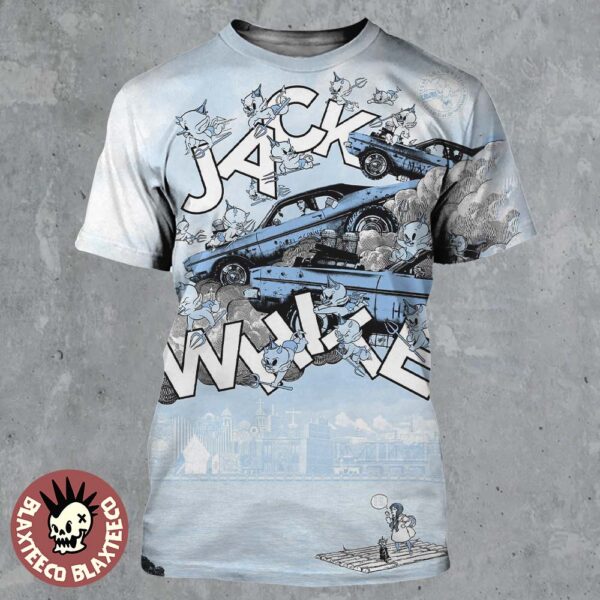 Jack White Grand Rapids Michigan 2025 Poster CLC Live At 20 Monroe On April 15th 2025 Jack As Tin Man Artwork All Over Print Shirt