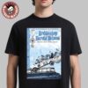 My Morning Jacket Dallas Texas Show 2025 Gig Poster At Toyota Music Factory On April 12 2025 Amazons Female Warriors Greek Myth Artwork Unisex T-Shirt