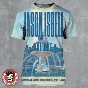 Jason Isbell And The 400 Unit Poster For Show In Savannah Georgia At Johnny Mercer Theatre On April 14 2025 All Over Print Shirt