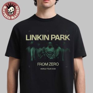 Linkin Park From Zero World Tour 2025 Amazon Exclusive Official Merch Blurry Portrait Tour T-Shirt