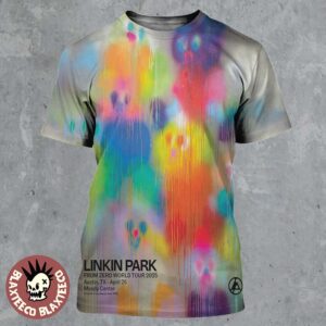 Linkin Park From Zero World Tour 2025 Austin Texas Poster At Moody Center On April 26 2025 All Over Print Shirt