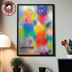 Linkin Park From Zero World Tour 2025 Austin Texas Poster At Moody Center On April 26 2025 Home Decor Poster Canvas