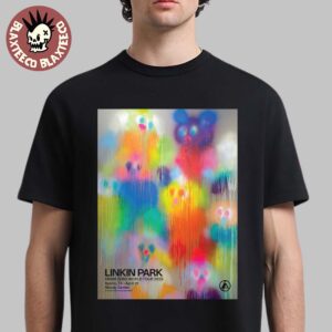 Linkin Park From Zero World Tour 2025 Austin Texas Poster At Moody Center On April 26 2025 Unisex T-Shirt
