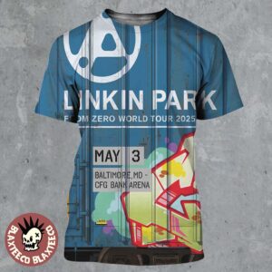 Linkin Park From Zero World Tour 2025 Baltimore Maryland Poster At CFG Bank Arena On May 3 2025 All Over Print Shirt