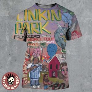 Linkin Park From Zero World Tour 2025 Grand Rapids Michigan Poster At Van Andel Arena On May 1st 2025 All Over Print Shirt
