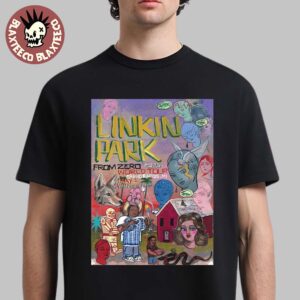 Linkin Park From Zero World Tour 2025 Grand Rapids Michigan Poster At Van Andel Arena On May 1st 2025 Unisex T-Shirt