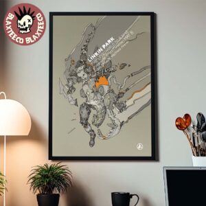Linkin Park From Zero World Tour 2025 Greenville South Carolina Poster At Bon Secours Wellness Arena On May 8 2025 Home Decor Poster Canvas
