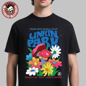 Linkin Park From Zero World Tour 2025 Raleigh North Carolina Poster At Lenovo Center On May 6 2025 Essentials T-Shirt