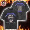 Metallica M72 North American Tour 2025 Tour Dates Red Demon Merch Washed Vintage T-Shirt