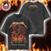 Metallica M72 Toronto Canada Venue Full Shows Combined Poster At Rogers Centre On April 24 And 26 2025 M72 North American Tour The Titan War Washed Retro Tee