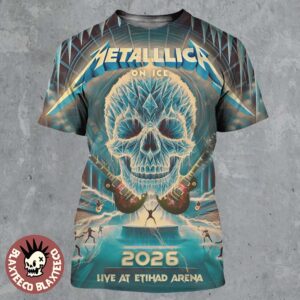 Metallica On Ice 2026 Live At Etihad Arena All Over Print Shirt