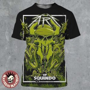 Metallica the Art Of Squindo 104 Seasons Of Metallica Art 2025 All Over Print Shirt