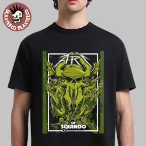 Metallica the Art Of Squindo 104 Seasons Of Metallica Art 2025 Unisex T-Shirt