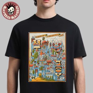 Mt Joy Poster For Show In Charlottesville Virginia At John Paul Jones Arena On April 19 2025 Unisex T-Shirt