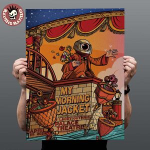 My Morning Jacket Louisville Kentucky Night 1 Poster At Palace Theatre On April 25 2025 Homecoming Run Of Show Home Decor Poster Canvas