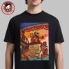 Metallica M72 North American Tour 2025 Tour Dates Skeleton Witch I Am The Blood I Am Release Two Sided Print T-Shirt