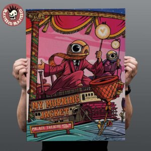 My Morning Jacket Louisville Kentucky Night 2 Poster At Palace Theatre On April 26 2025 Homecoming Run Of Show Wall Decor Poster Canvas