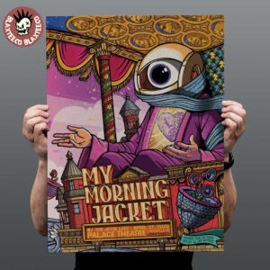 My Morning Jacket Louisville Kentucky Night 3 Poster At Palace Theatre On April 27 2025 Homecoming Run Of Show Poster Canvas For Home Decor
