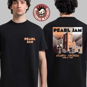 Pearl Jam Atlanta Georgia Night 1 Event Tee At USA State Farm Arena On April 29 2025 Dark Matter World Tour 2025 Two Sided Unisex T-Shirt