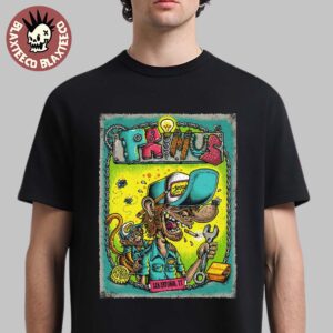 Primus Sessanta V2.0 San Antonio Texas Concert Poster At Freeman Coliseum On April 29 2025 Essentials T-Shirt