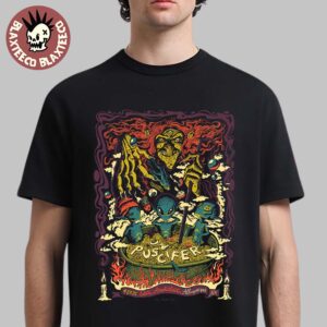 Puscifer Sessanta V2.0 Poster For Concert In Albuquerque New Mexico At Isleta Amphitheater On April 27 2025 Baba Yaga Artwork Essentials T-Shirt