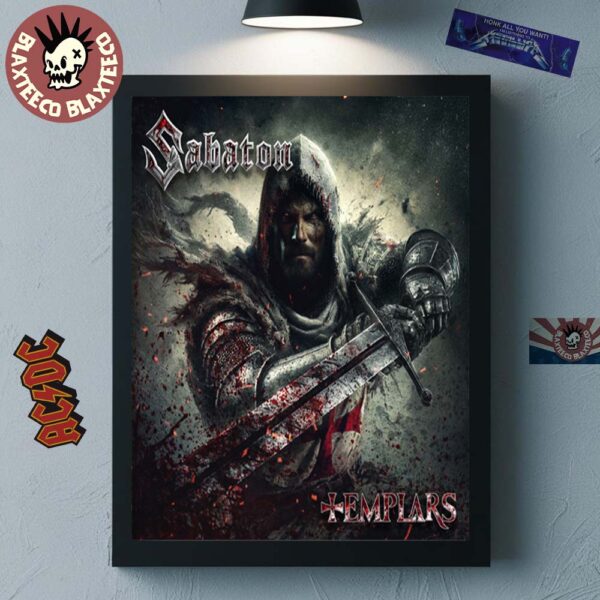 Sabaton Templars New Music Art Home Decor Poster Canvas