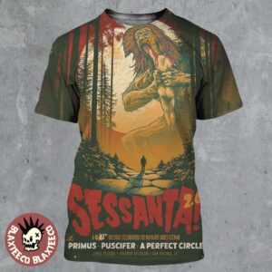 Sessanta V2.0 San Antonio Texas Concert Poster At Freeman Coliseum On April 29 2025 Indescribable Indestructible Nothing Can Stop It All Over Print Shirt