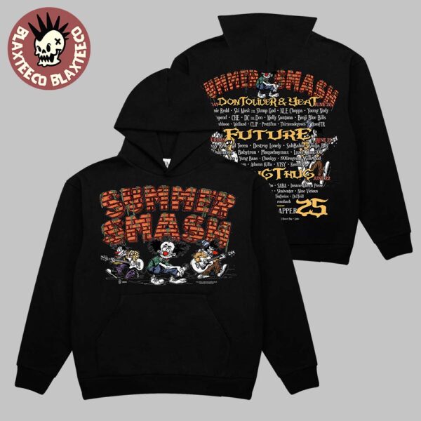 Summer Smash 2025 MerchIn The Band Lineup Two Sided Essentials Hoodie
