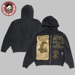 Travis Scott X WWE Mick Foley Wrestlemania 41 Double Cactus Jack Zip Hoodie