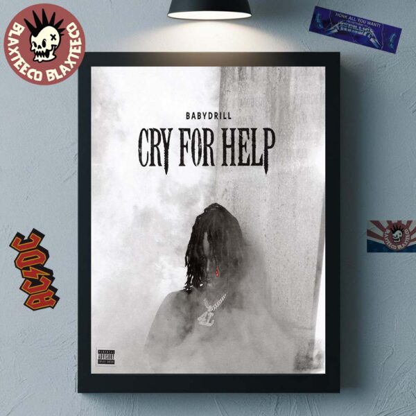 21 Savage Babydrill Cry For Help Album Cover Home Decor Poster Canvas