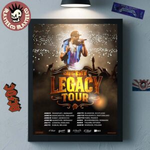 50 Cent Legacy Tour 2025 Tour Dates Schedule Home Decor Poster Canvas