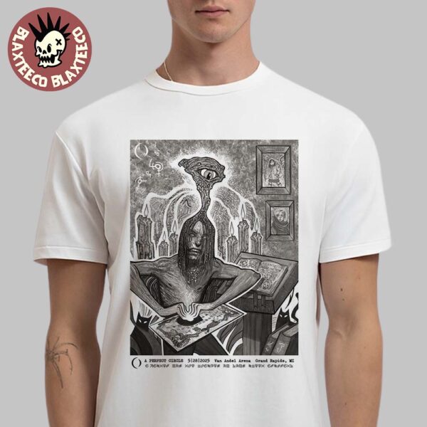 A Perfect Circle Sessanta V2.0 Grand Rapids Michigan 2025 Exclusive Concert Poster At Van Andel Arena On May 28 2025 Unisex T-Shirt