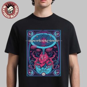 A Perfect Circle Sessanta V2.0 Maryland Heights Missouri 2025 Exclusive Concert Poster At Hollywood Casino Amphitheater On May 29 2025 Unisex T-Shirt