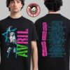 Avril Lavigne Greatest Hits Tour 2025 D2C Exclusive Two Sided Unisex T-Shirt