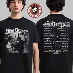 Avril Lavigne Greatest Hits Tour 2025 Dateback Two Sided Unisex T-Shirt