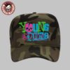 Avril Lavigne Young And Dumb Tattoo Camo Trucker Hat
