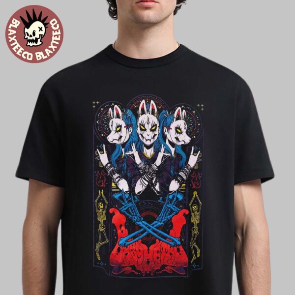 Babymetal Fox Mask Devil Horns Hot Topic Unisex T-Shirt